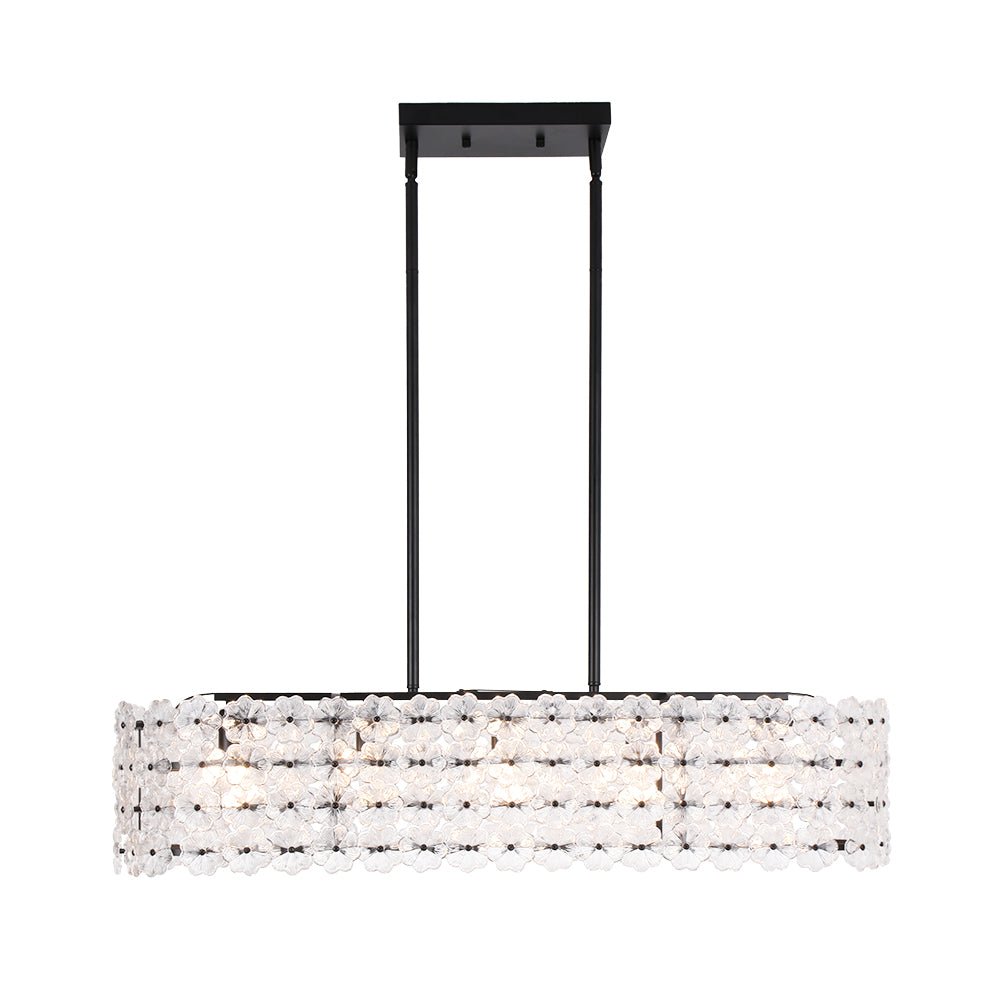 lightfixturesusa-bloom-art-deco-floral-glass-linear-cage-island-chandelier-chandelier-black-9581215