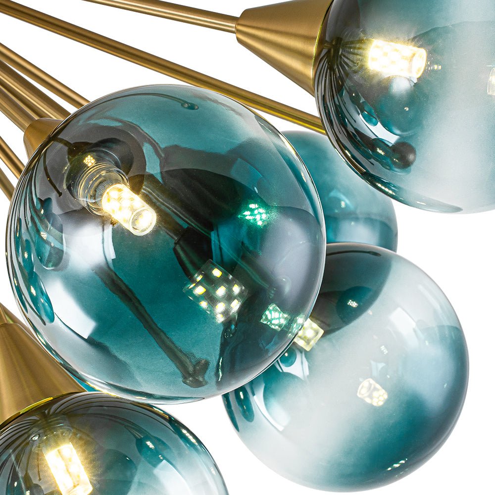 lightfixturesusa-bloom-blue-glass-bubble-round-sunburst-semi-flush-chandelier-chandelier-brass-1349226