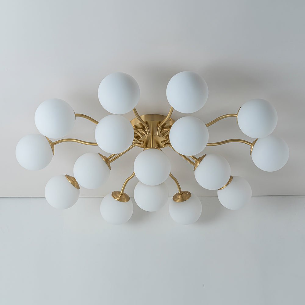 lightfixturesusa-bloom-brass-frosted-glass-bubble-semi-flush-chandelier-chandelier-16-lt-pre-order-271694