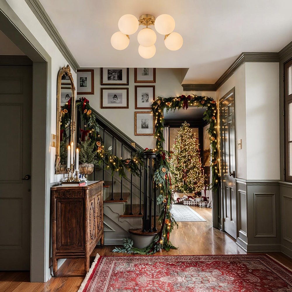 lightfixturesusa-bloom-brass-frosted-glass-bubble-semi-flush-chandelier-chandelier-brass6-lt-2943009