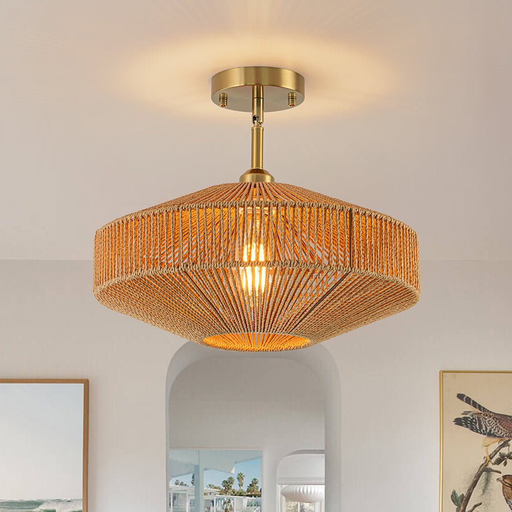 lightfixturesusa-bohemian-brown-woven-hemp-rope-cage-ceiling-light-ceiling-light-brown-rope-261492 LightFixturesUSA - Bohemian Brown Woven Hemp Rope Cage Ceiling Light - Ceiling Light - Brown Rope -