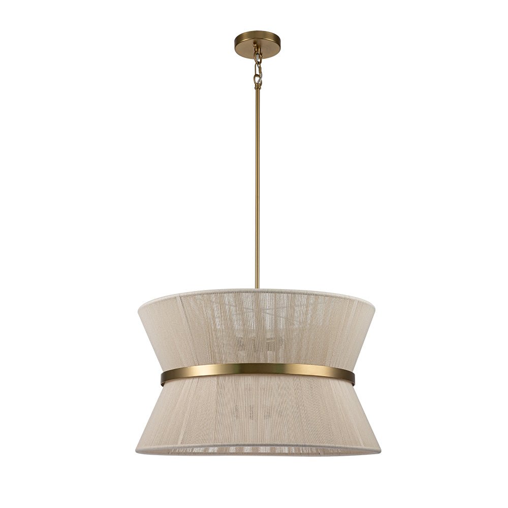 lightfixturesusa-boho-2-tier-woven-thread-tapered-drum-pendant-light-chandelier-black-large-pre-order-119689