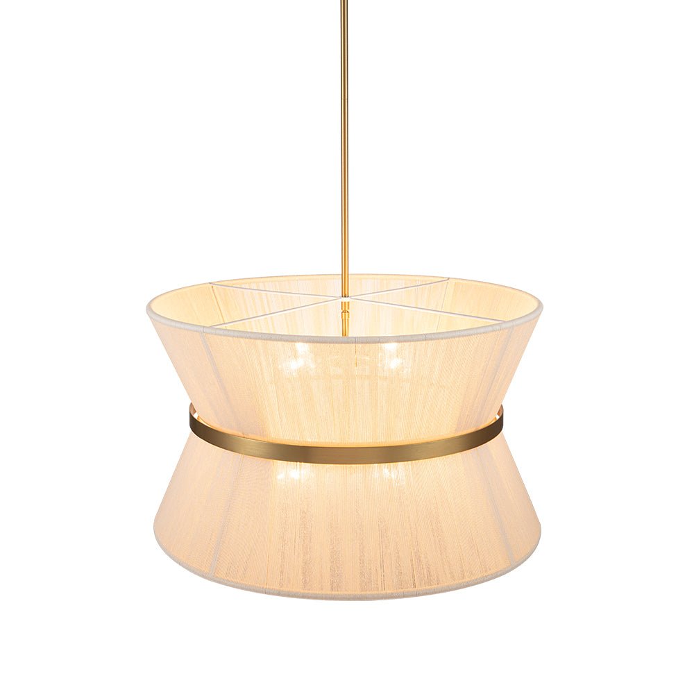 lightfixturesusa-boho-2-tier-woven-thread-tapered-drum-pendant-light-chandelier-black-large-pre-order-244193