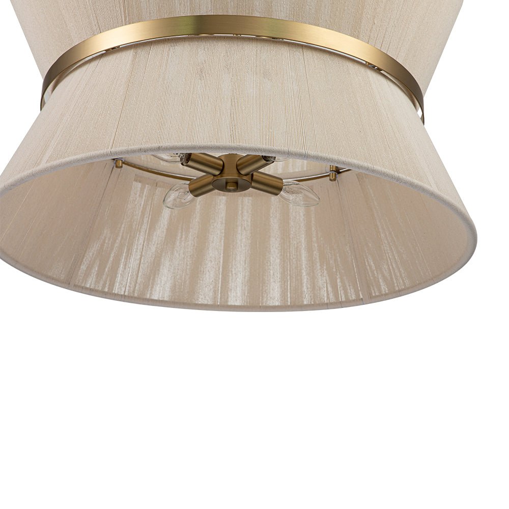 lightfixturesusa-boho-2-tier-woven-thread-tapered-drum-pendant-light-chandelier-black-large-pre-order-354822