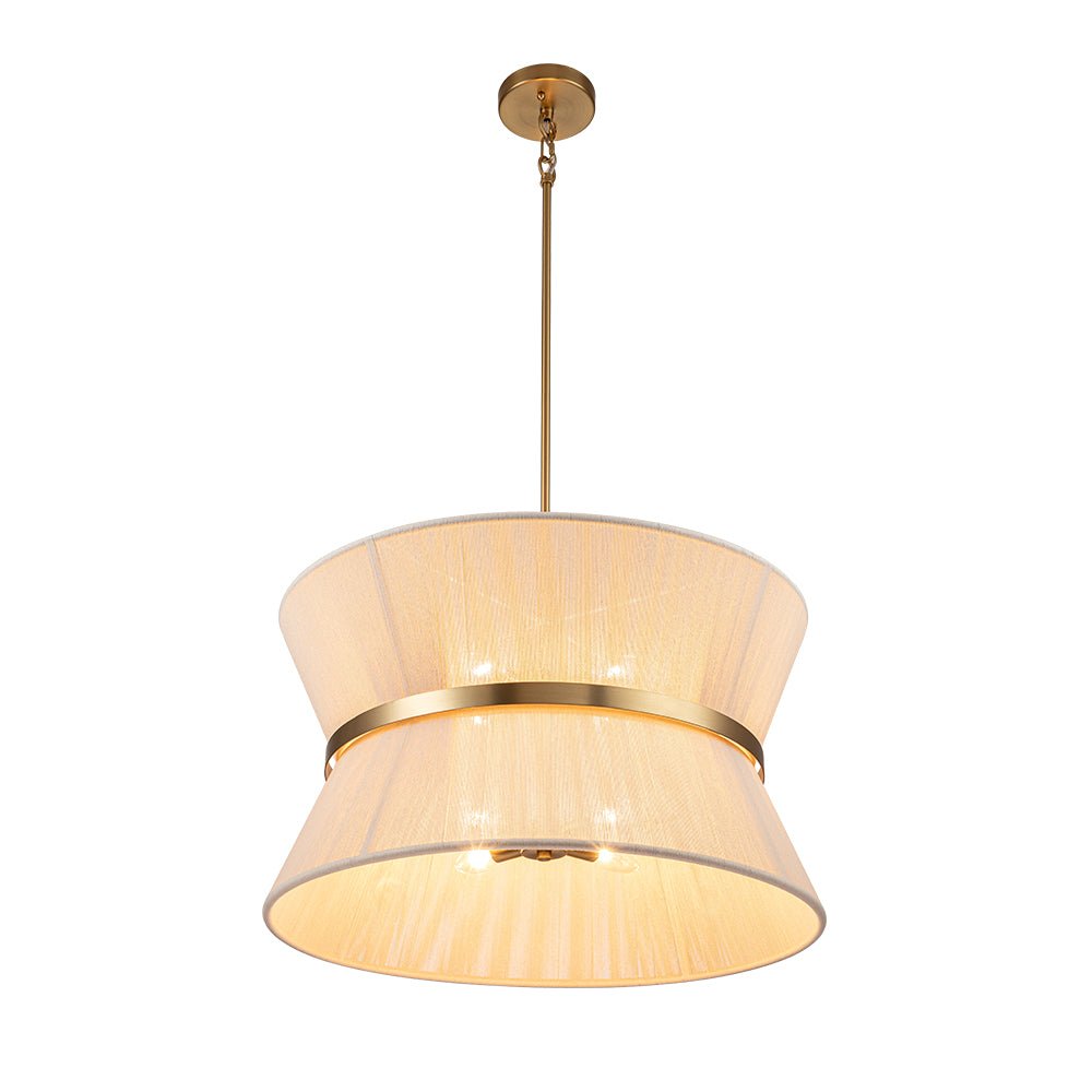 lightfixturesusa-boho-2-tier-woven-thread-tapered-drum-pendant-light-chandelier-black-large-pre-order-664000