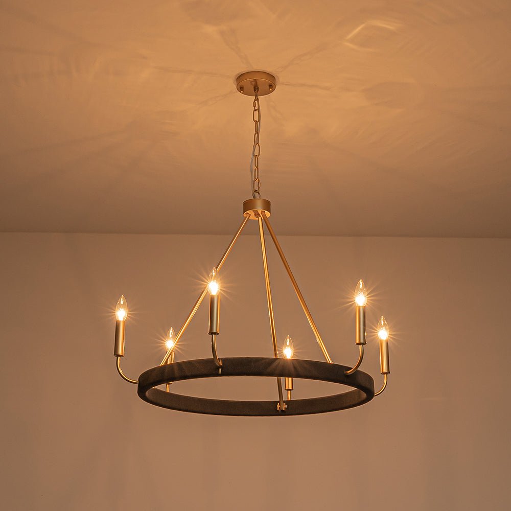 lightfixturesusa-boho-6-light-woven-string-candle-wagon-wheel-chandelier-chandelier-black-3289539