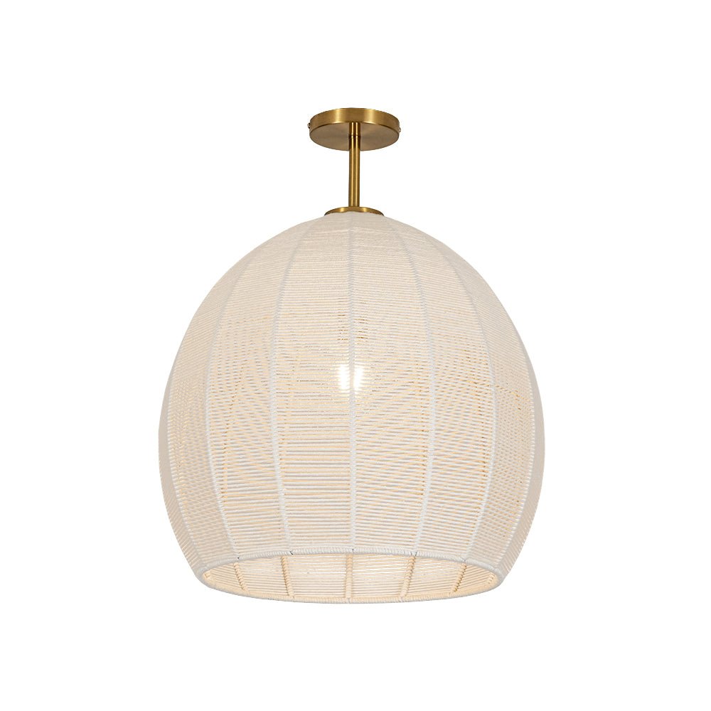 lightfixturesusa-boho-beige-woven-thread-dome-cage-semi-flush-mount-chandelier-beige-6858576