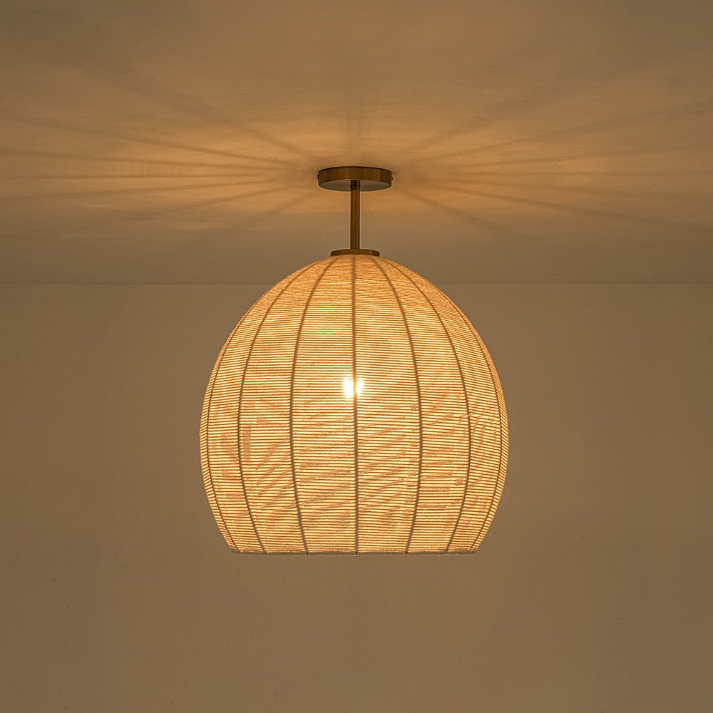 lightfixturesusa-boho-beige-woven-thread-dome-cage-semi-flush-mount-chandelier-beige-9892852