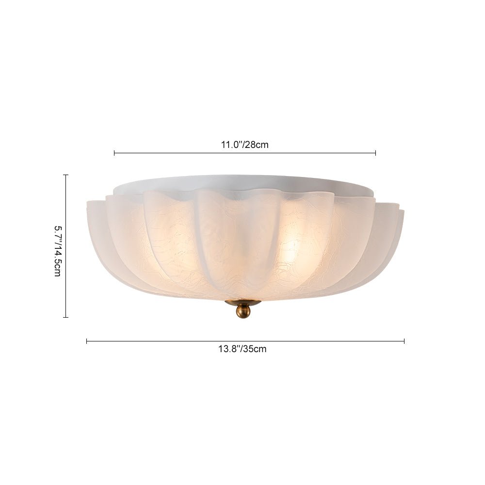 lightfixturesusa-boho-pleated-flower-white-crackled-glass-semi-flush-ceiling-light-138-in-138015