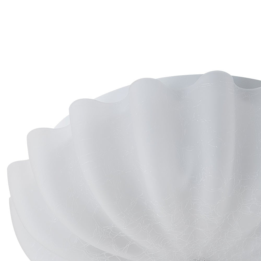 lightfixturesusa-boho-pleated-flower-white-crackled-glass-semi-flush-ceiling-light-138-in-185683