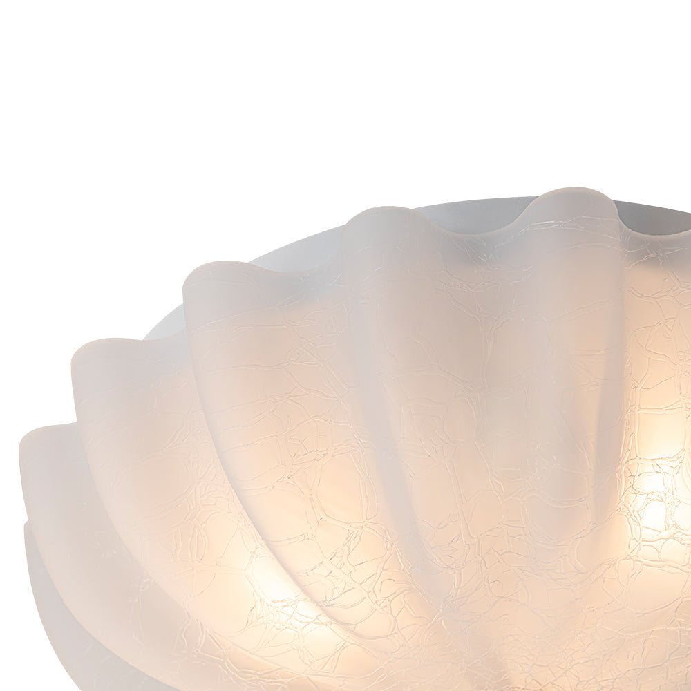 lightfixturesusa-boho-pleated-flower-white-crackled-glass-semi-flush-ceiling-light-138-in-509497