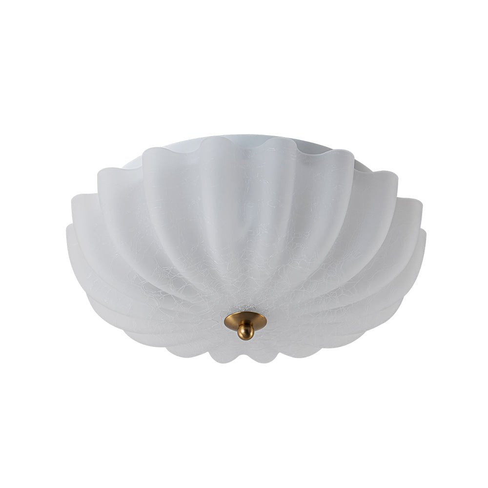 lightfixturesusa-boho-pleated-flower-white-crackled-glass-semi-flush-ceiling-light-138-in-571637