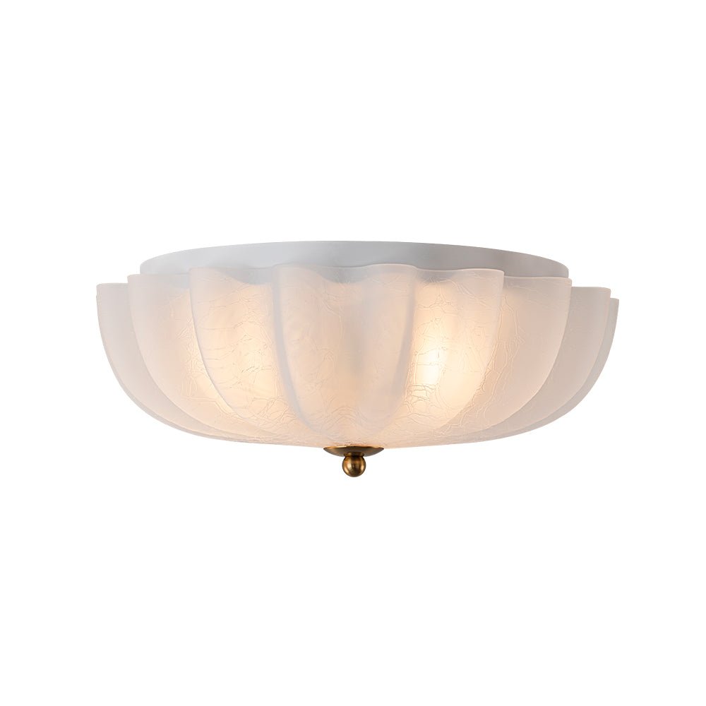 lightfixturesusa-boho-pleated-flower-white-crackled-glass-semi-flush-ceiling-light-138-in-661375