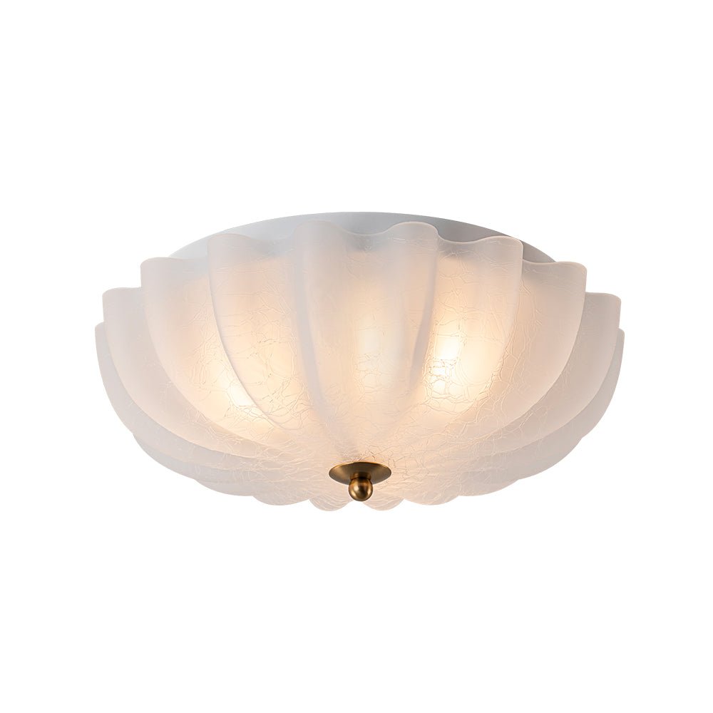 lightfixturesusa-boho-pleated-flower-white-crackled-glass-semi-flush-ceiling-light-138-in-902316