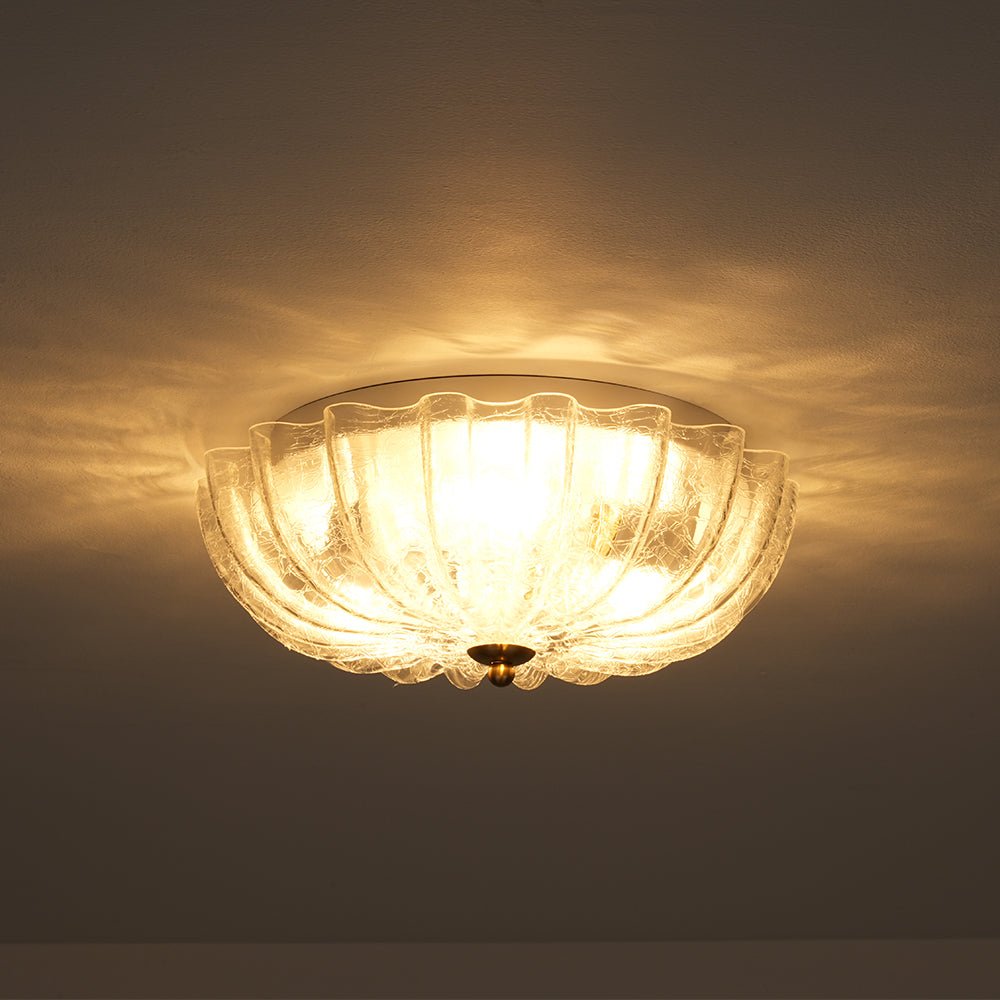 lightfixturesusa-boho-pleated-flower-white-crackled-glass-semi-flush-ceiling-light-clear-crackled-glass-195130