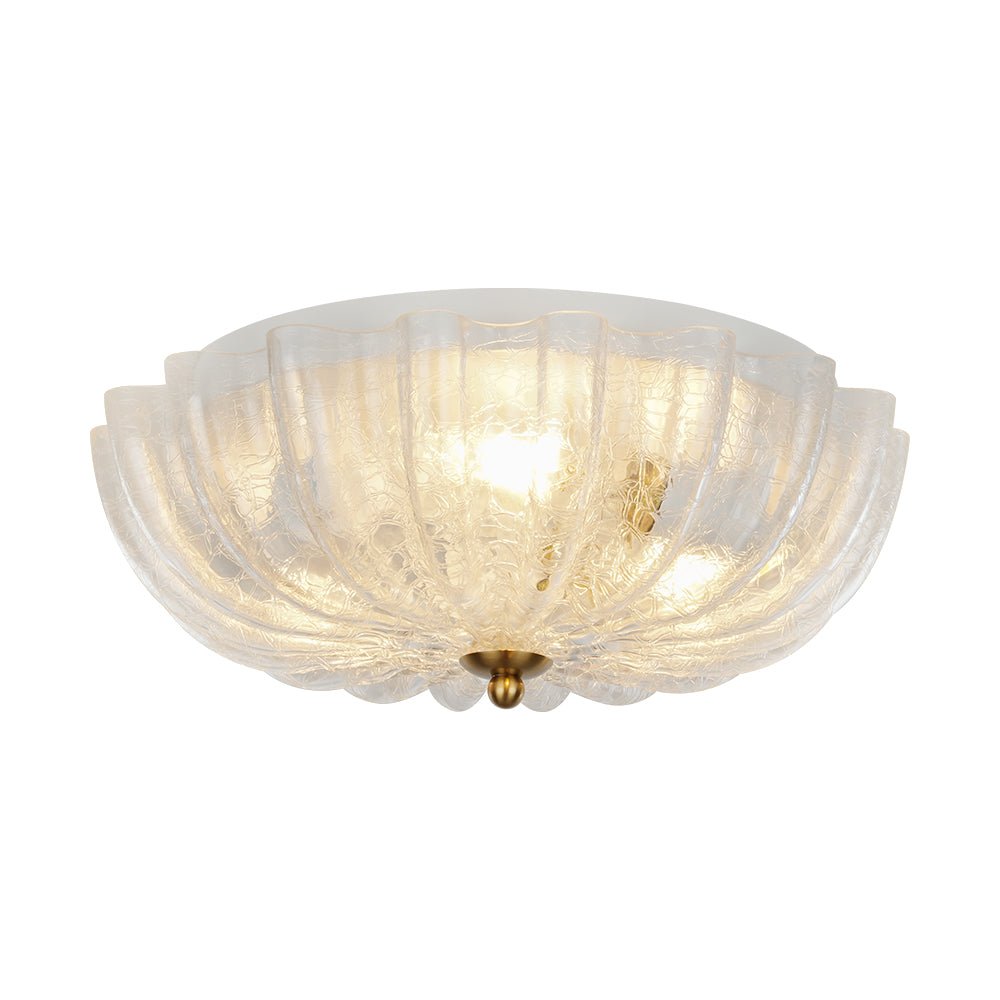 lightfixturesusa-boho-pleated-flower-white-crackled-glass-semi-flush-ceiling-light-clear-crackled-glass-362318