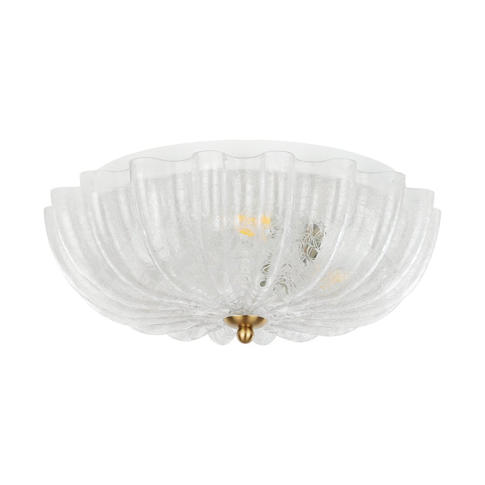 lightfixturesusa-boho-pleated-flower-white-crackled-glass-semi-flush-ceiling-light-clear-crackled-glass-421225