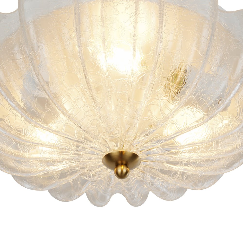 lightfixturesusa-boho-pleated-flower-white-crackled-glass-semi-flush-ceiling-light-clear-crackled-glass-739613