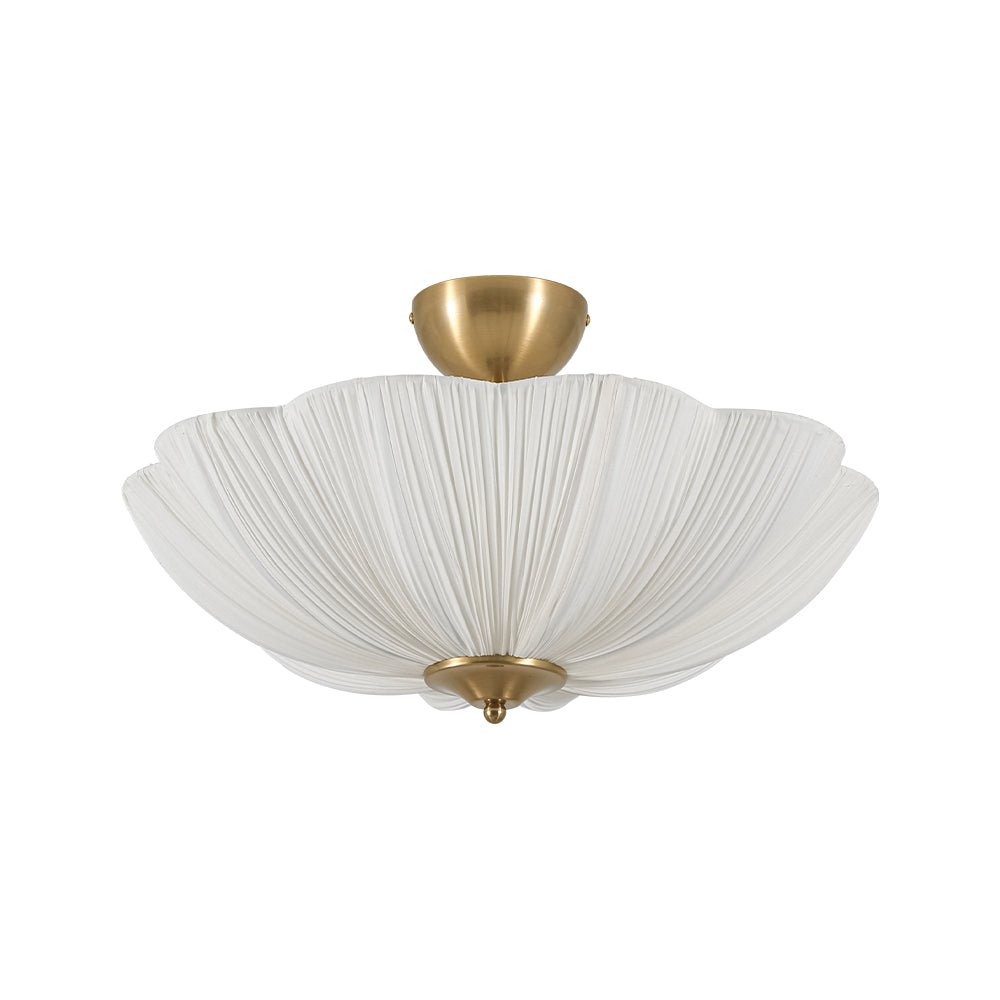 lightfixturesusa-boho-pleated-flower-white-fabric-semi-flush-mount-ceiling-light-195-in-4525708
