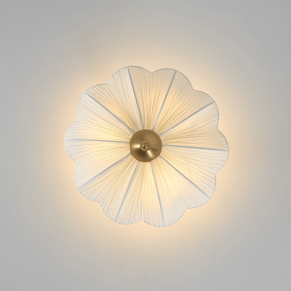 lightfixturesusa-boho-pleated-flower-white-fabric-semi-flush-mount-ceiling-light-195-in-5702446