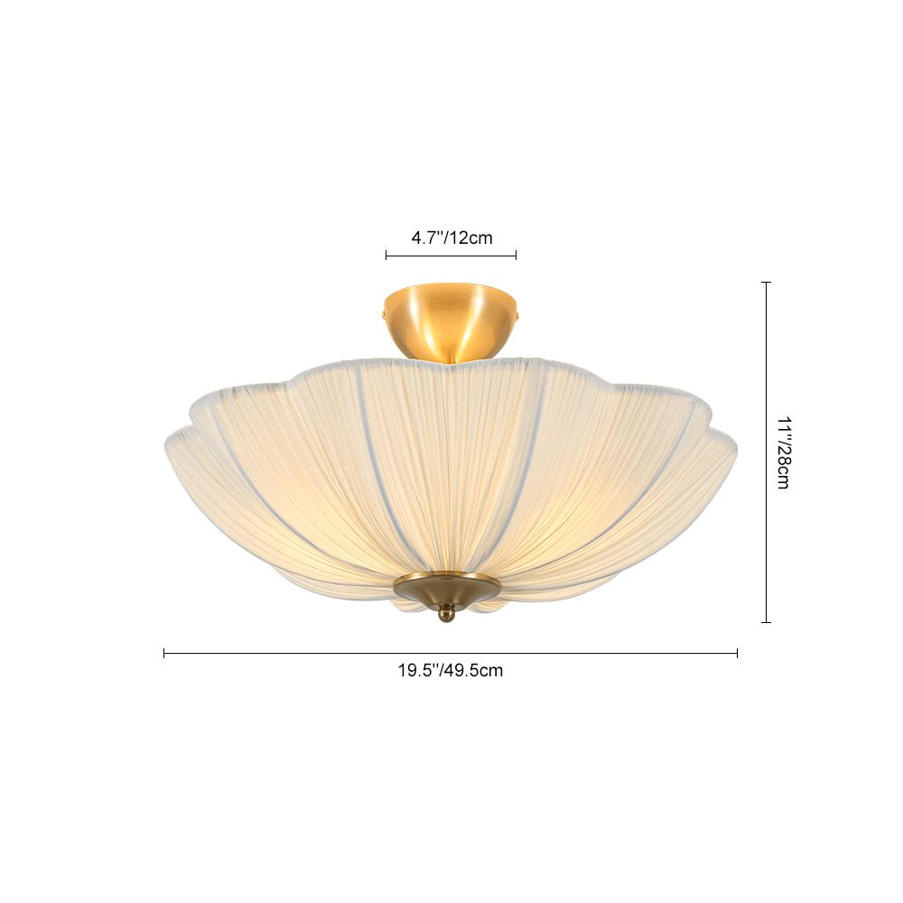 lightfixturesusa-boho-pleated-flower-white-fabric-semi-flush-mount-ceiling-light-195-in-8817845