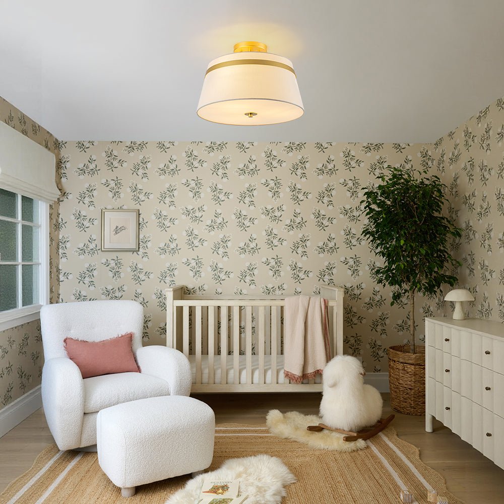 lightfixturesusa-brass-3-light-white-fabric-drum-cage-semi-flush-mount-ceiling-light-brass-9152340