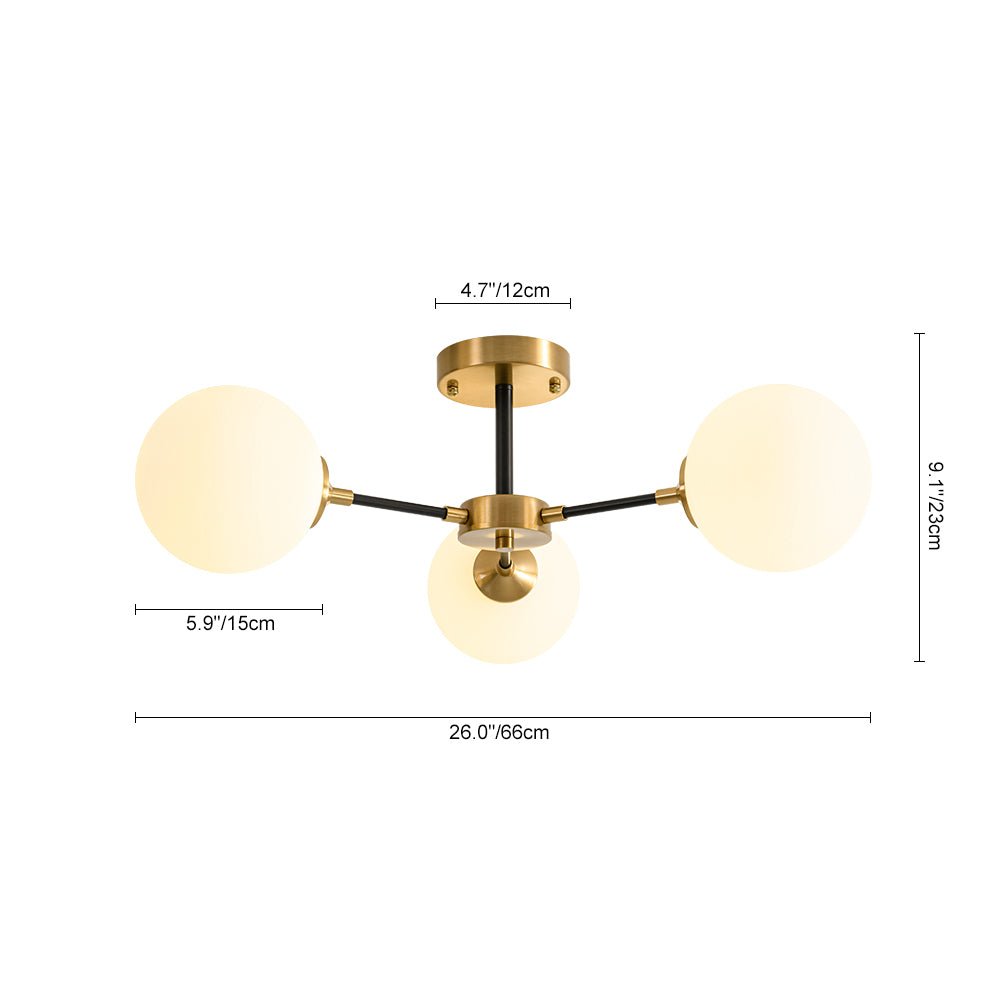 lightfixturesusa-brass-black-3-light-frosted-glass-globe-semi-flush-mount-ceiling-light-3-lt-2197679