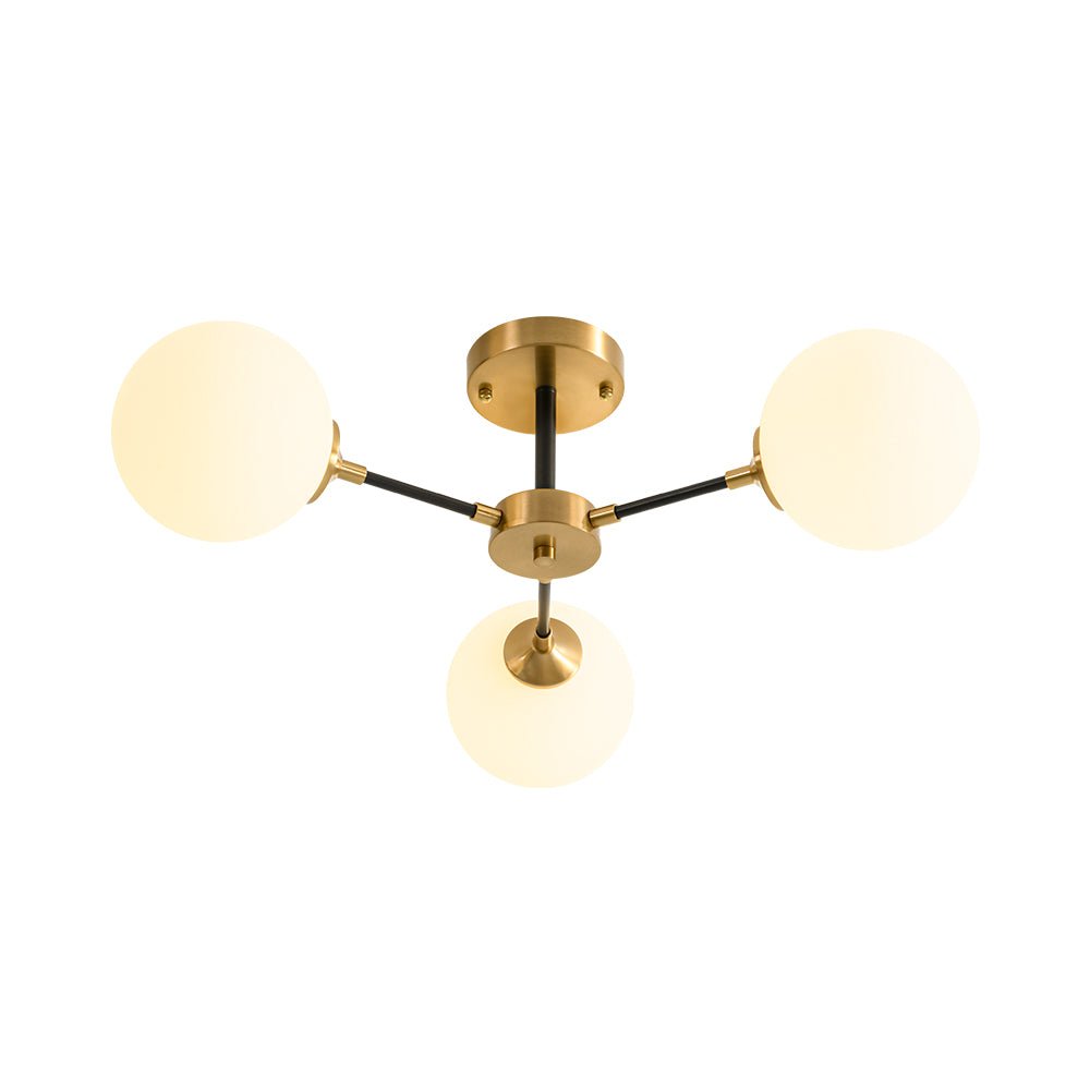 lightfixturesusa-brass-black-3-light-frosted-glass-globe-semi-flush-mount-ceiling-light-3-lt-6270023