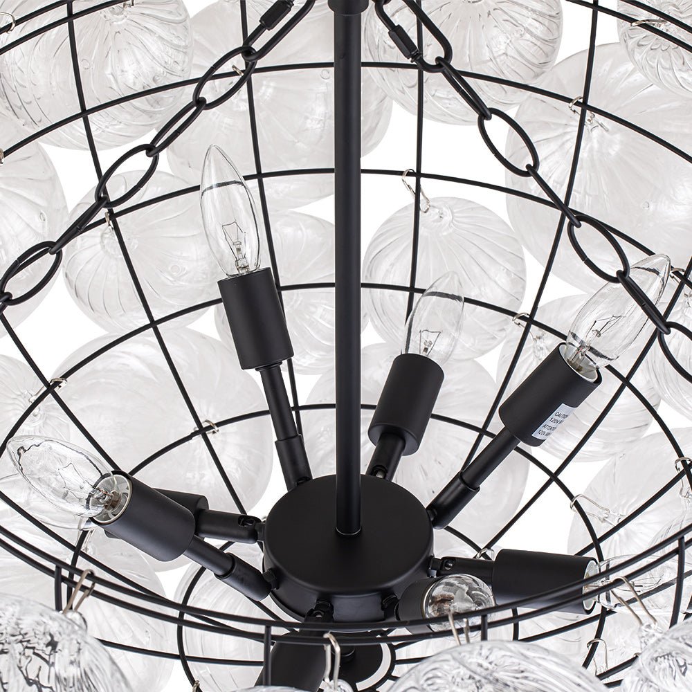 lightfixturesusa-brass-cluster-ribbed-glass-globe-bubble-chandelier-chandelier-3-lt-black-919461