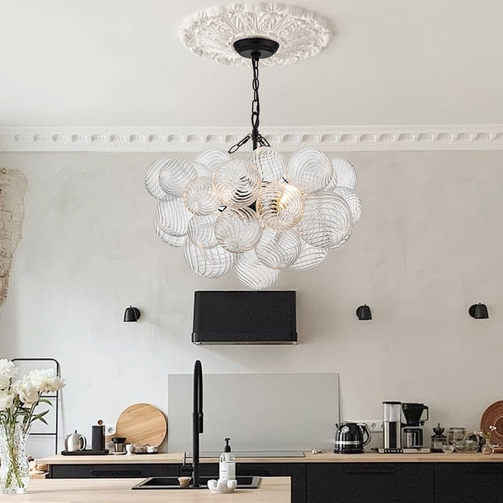 lightfixturesusa-brass-cluster-ribbed-glass-globe-bubble-chandelier-chandelier-3-lt-black-limited-sale-offer-121514 LightFixturesUSA - Brass Cluster Ribbed Glass Globe Bubble Chandelier - Chandelier - 3 - Lt - Black (Limited Sale Offer)