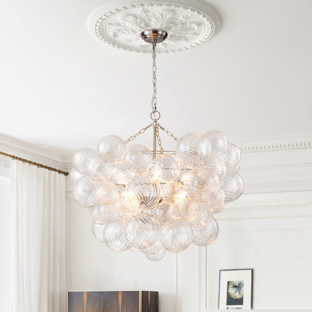 lightfixturesusa-brass-cluster-ribbed-glass-globe-bubble-chandelier-chandelier-8-lt-nickel-475552