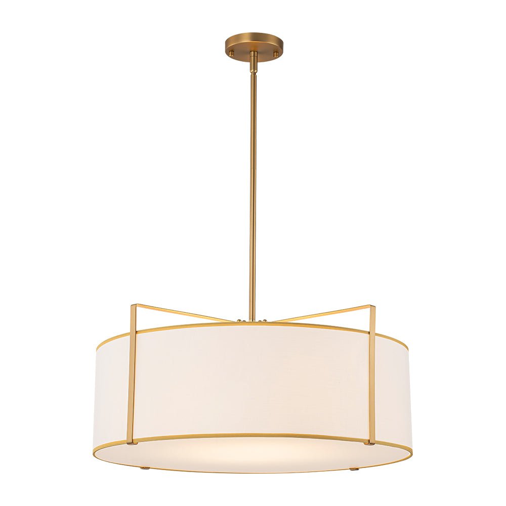lightfixturesusa-brass-large-white-fabric-drum-cage-chandelier-chandelier-24-in-1119519