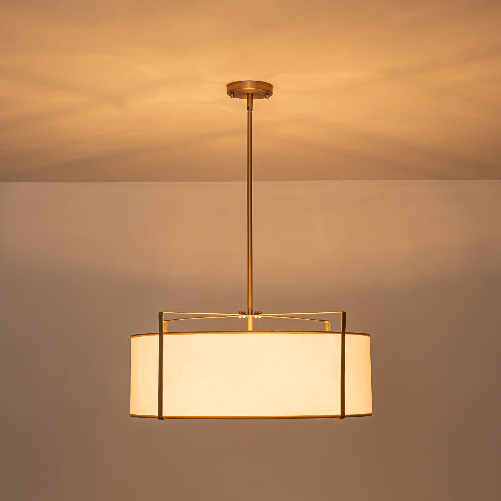 lightfixturesusa-brass-large-white-fabric-drum-cage-chandelier-chandelier-24-in-4716399