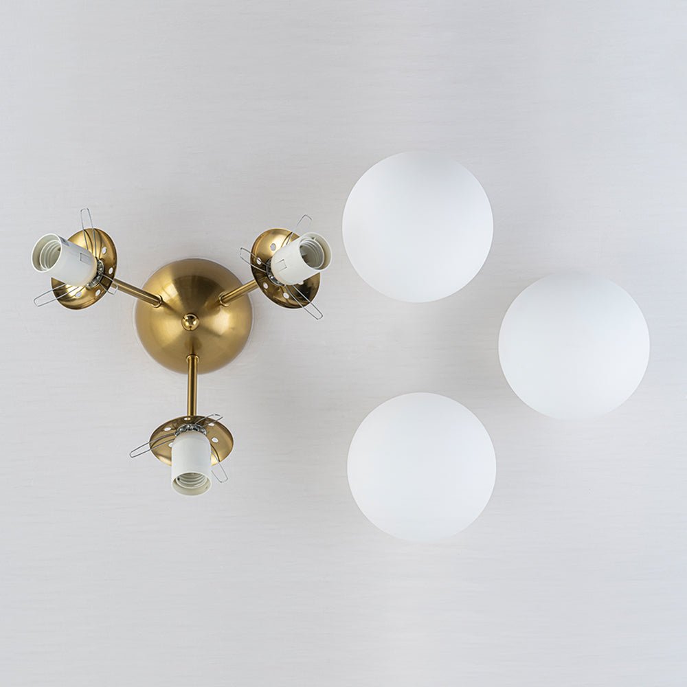 lightfixturesusa-brass-mid-century-3-light-glass-globe-semi-flush-mount-ceiling-light-white-1661185