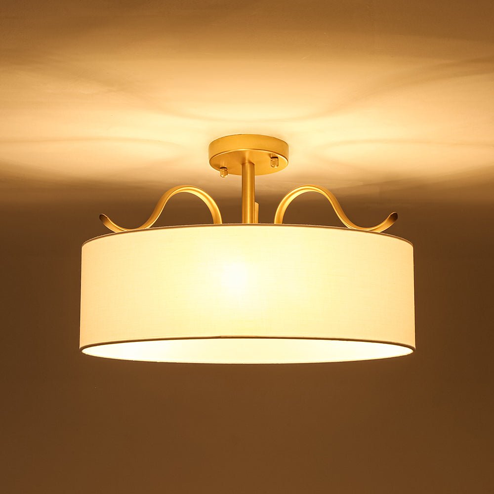 lightfixturesusa-brass-white-fabric-drum-cage-semi-flush-dual-mount-chandelier-chandelier-189-in-6901654