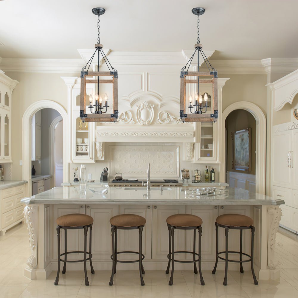 lightfixturesusa-candle-style-weathered-wooden-square-cage-pendant-light-chandelier-rustic-684359