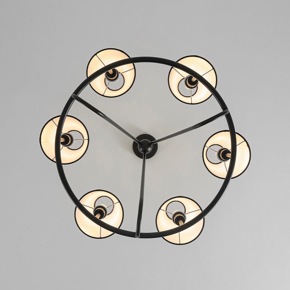 lightfixturesusa-classic-6-light-fabric-conical-shade-wheel-chandelier-chandelier-black-9934021