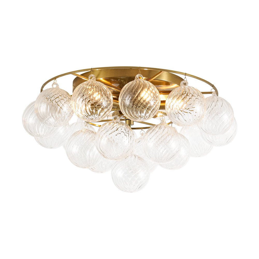 lightfixturesusa-cluster-ribbed-glass-bubble-round-tiered-semi-flush-chandelier-ceiling-light-brass-6239937