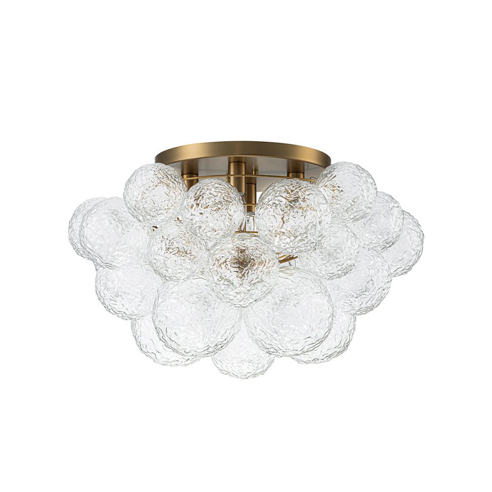 lightfixturesusa-cluster-rippled-glass-bubble-round-semi-flush-chandelier-chandelier-brass-498446
