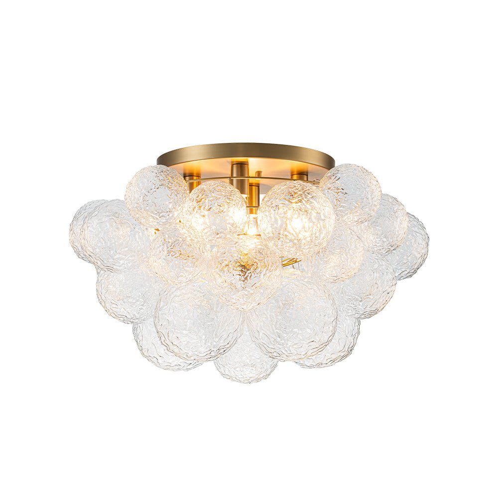lightfixturesusa-cluster-rippled-glass-bubble-round-semi-flush-chandelier-chandelier-brass-505311