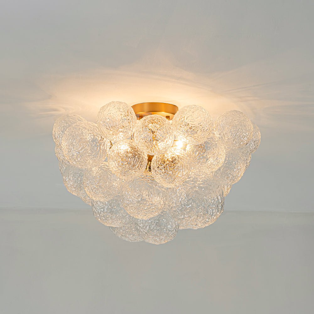 lightfixturesusa-cluster-rippled-textured-glass-bubble-semi-flush-chandelier-chandelier-brass-385015