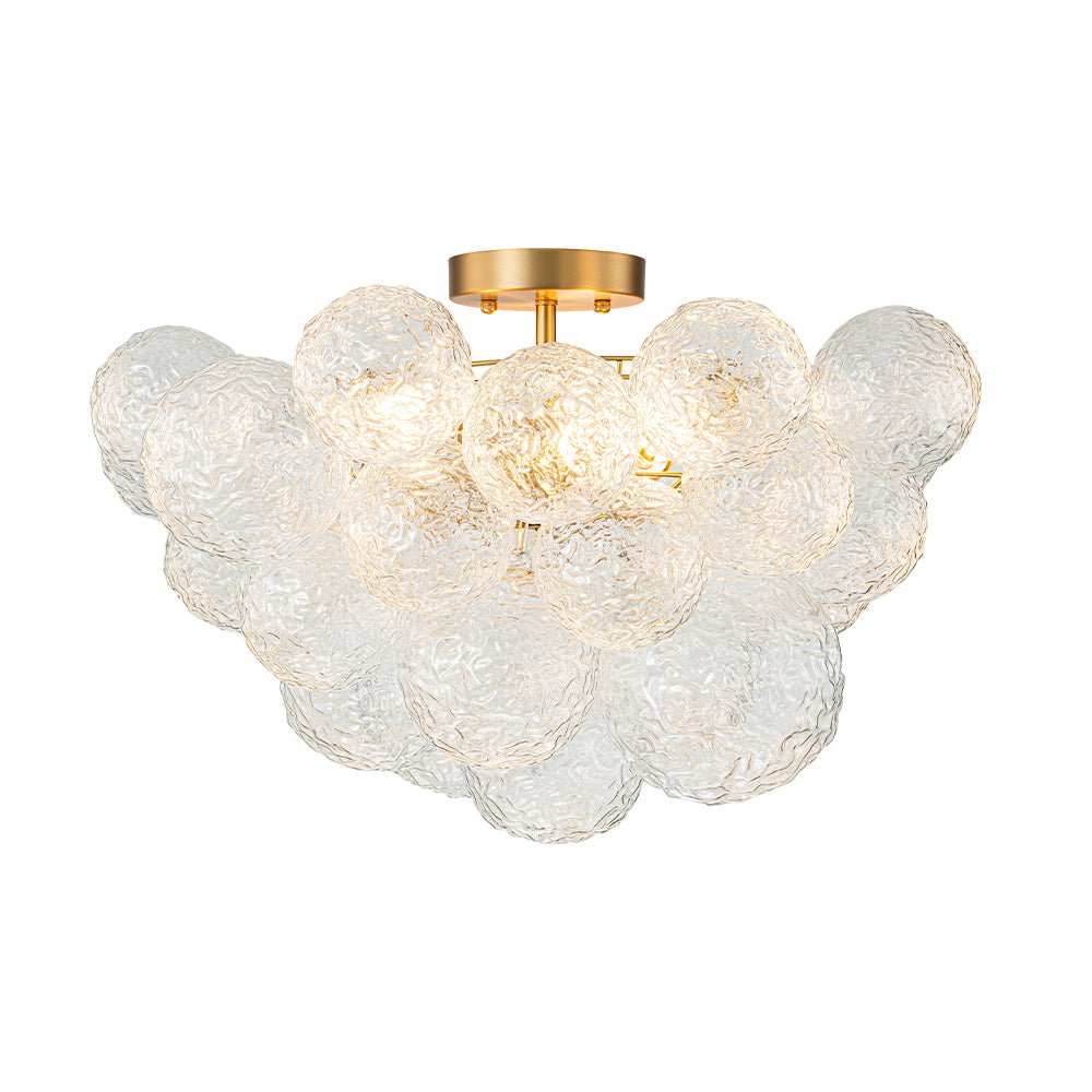 lightfixturesusa-cluster-rippled-textured-glass-bubble-semi-flush-chandelier-chandelier-brass-945983