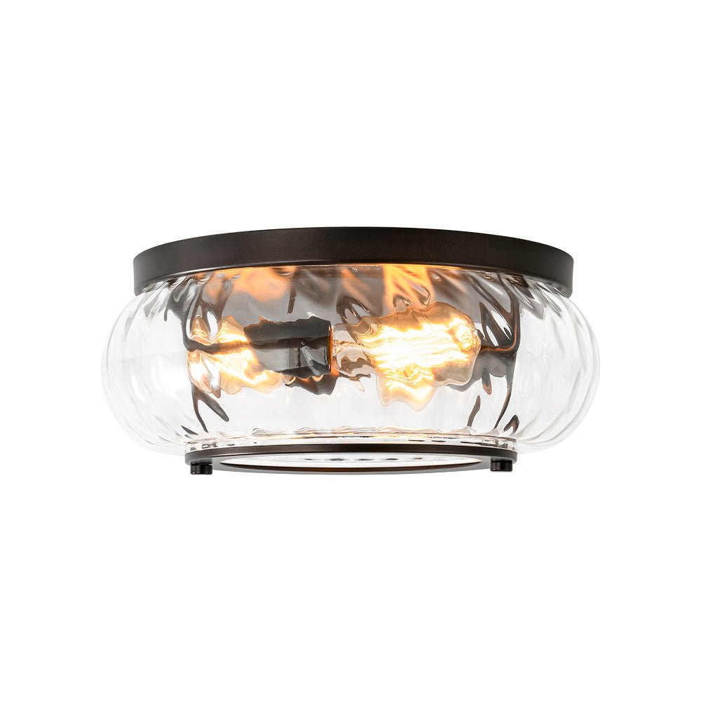 lightfixturesusa-contemporary-clear-striped-glass-round-flush-mount-light-ceiling-light-oil-rubbed-bronze-326146