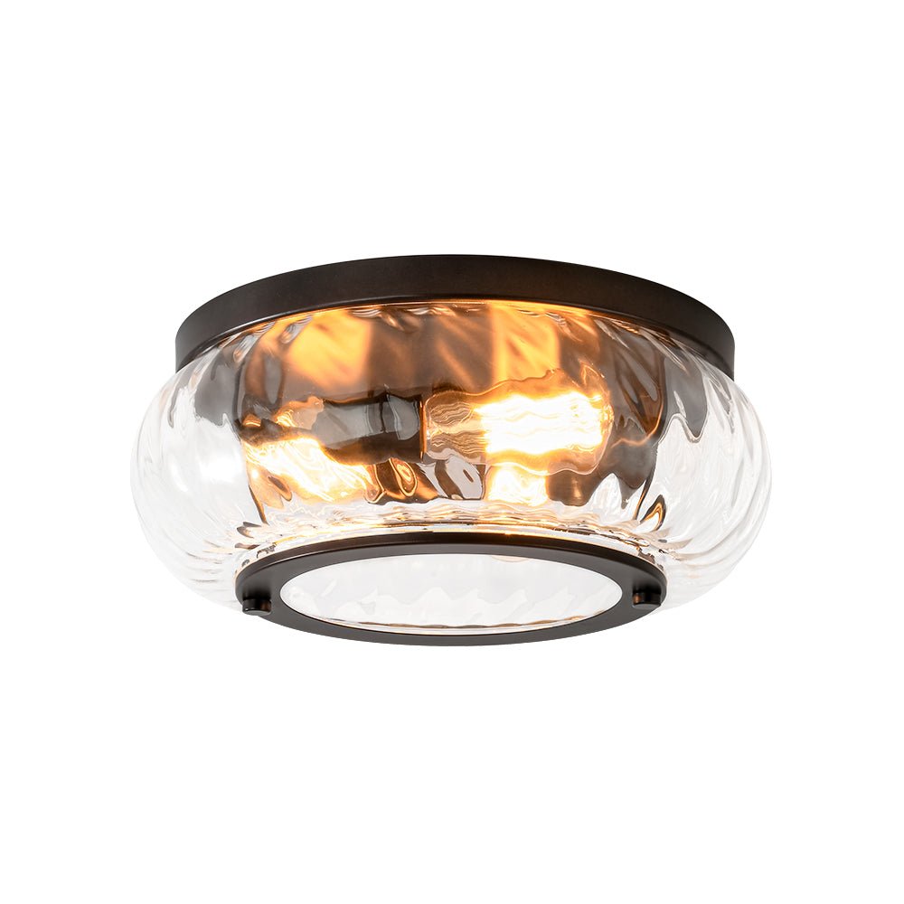 lightfixturesusa-contemporary-clear-striped-glass-round-flush-mount-light-ceiling-light-oil-rubbed-bronze-612434