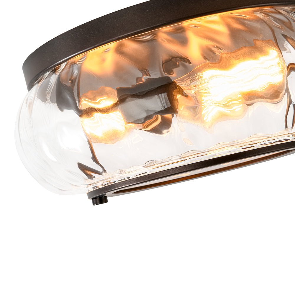 lightfixturesusa-contemporary-clear-striped-glass-round-flush-mount-light-ceiling-light-oil-rubbed-bronze-712391