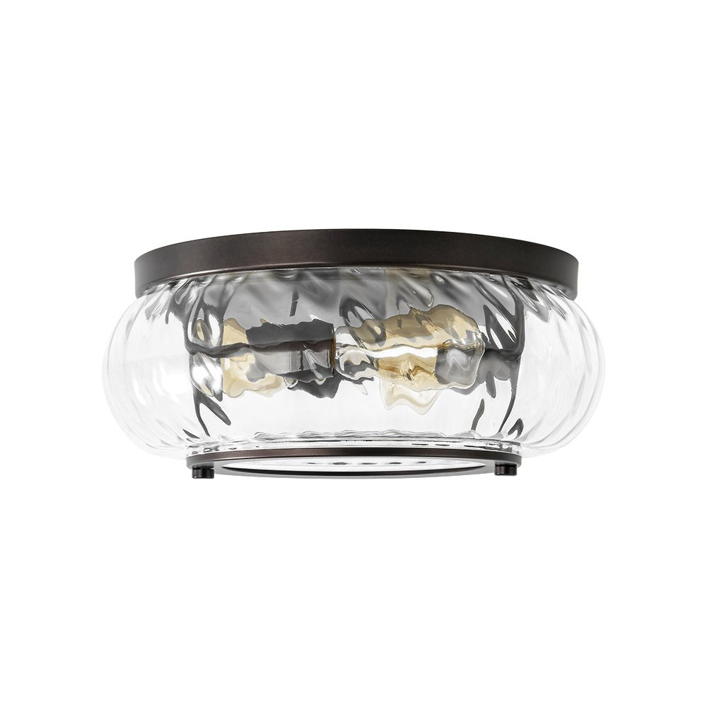 lightfixturesusa-contemporary-clear-striped-glass-round-flush-mount-light-ceiling-light-oil-rubbed-bronze-743696