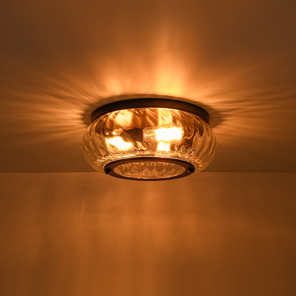 lightfixturesusa-contemporary-clear-striped-glass-round-flush-mount-light-ceiling-light-oil-rubbed-bronze-988866