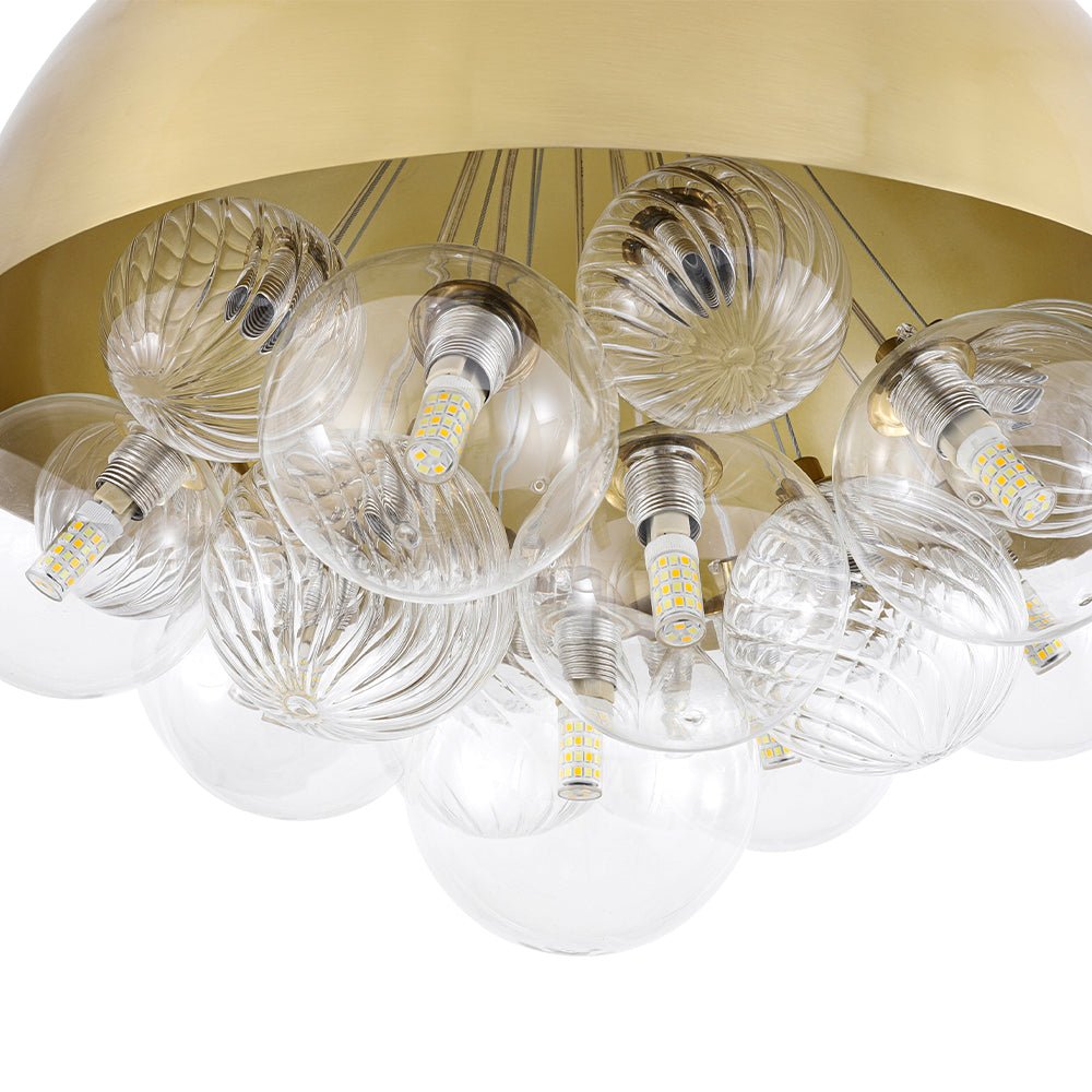 lightfixturesusa-designer-cluster-glass-globe-metal-dome-pendant-light-chandelier-brass-967327