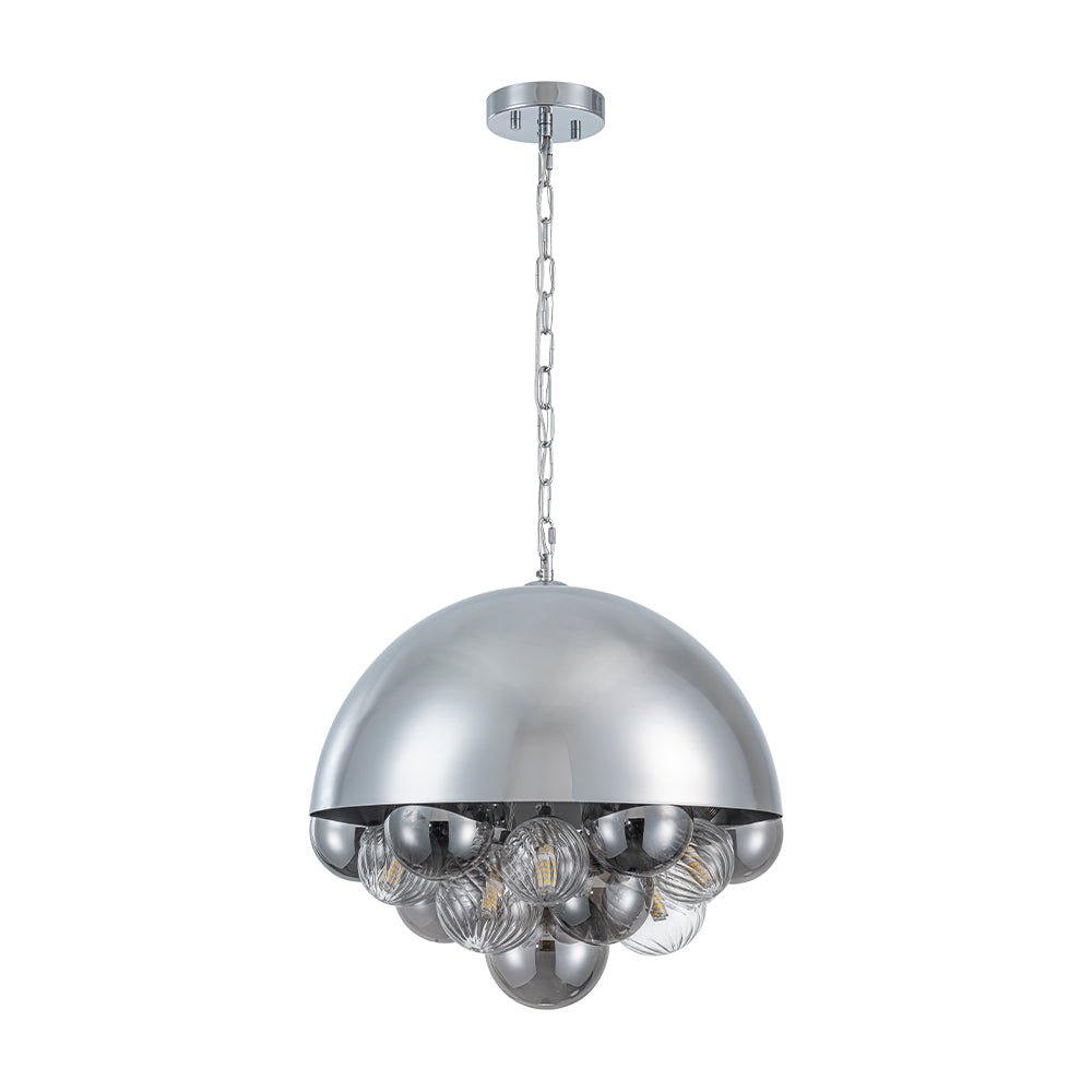 lightfixturesusa-designer-cluster-glass-globe-metal-dome-pendant-light-chandelier-chrome-681062