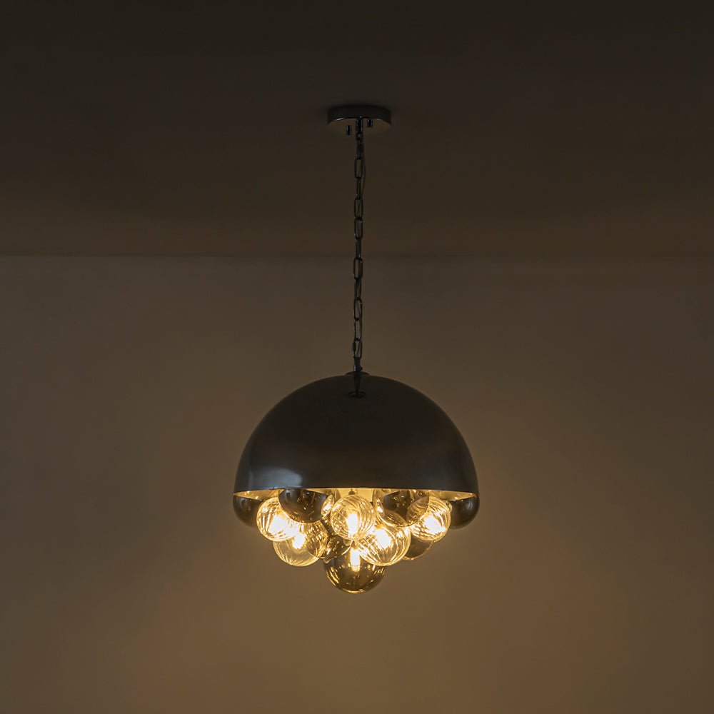 lightfixturesusa-designer-cluster-glass-globe-metal-dome-pendant-light-chandelier-chrome-905022